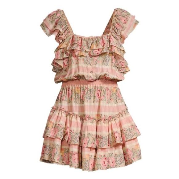 LOVESHACKFANCY Marina Dress Ribbon Coquette Dainty Feminine Cottage Size XS 0/2 - Picture 5 of 14